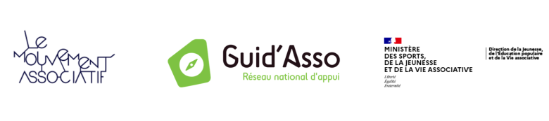 logos Ministère vie associative, Guid'Asso, Mouvement associatif